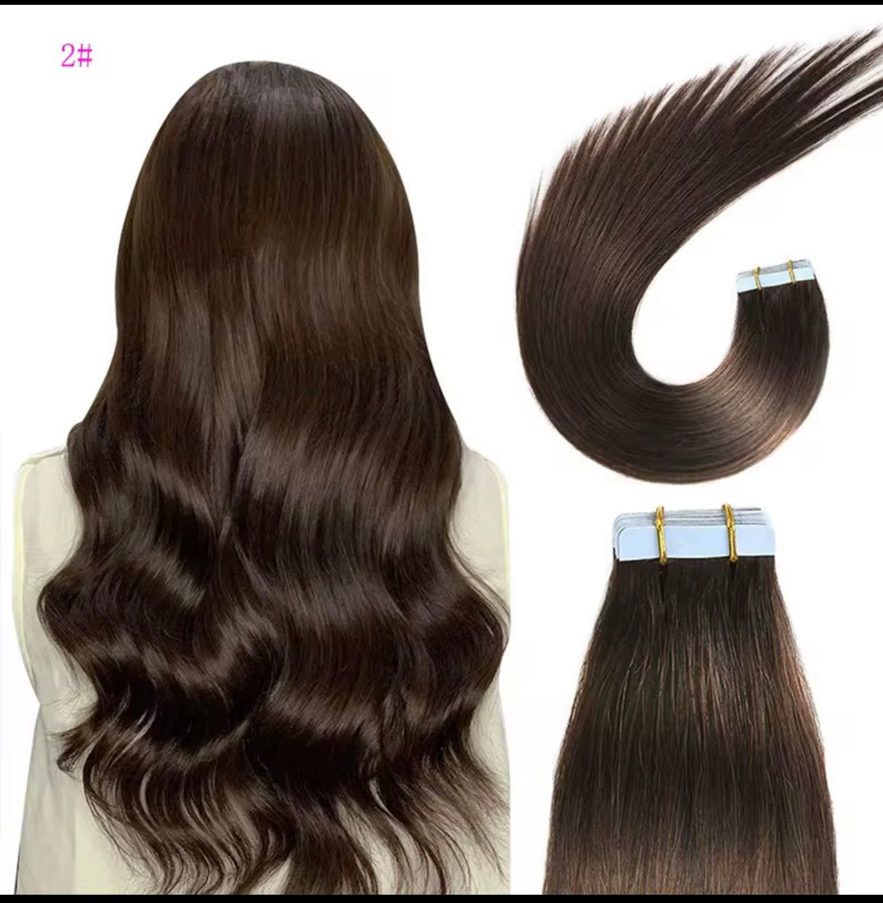 Adhesivos Castaño Oscuro Liso