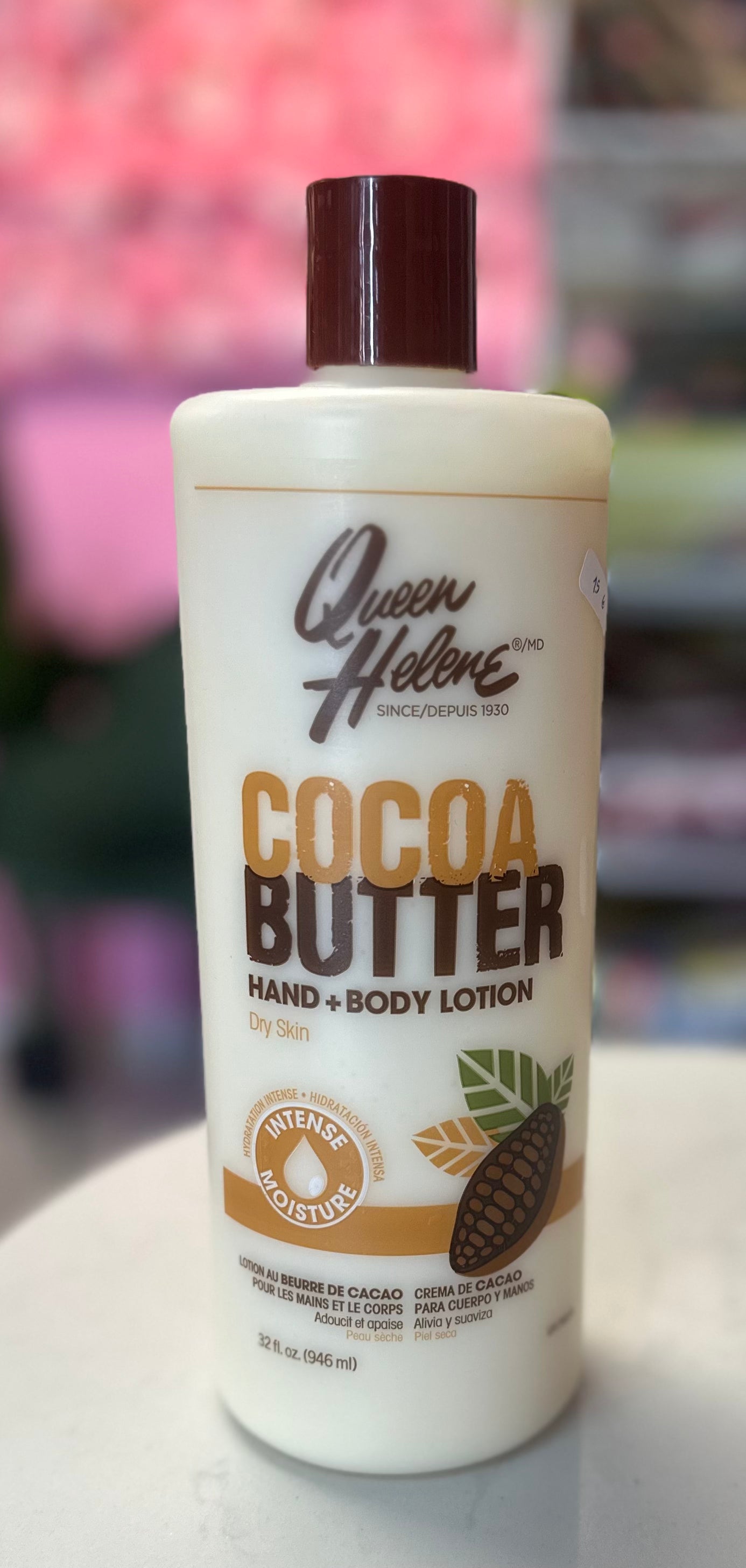 Cocoa Butter Hand + Body Lotion 946 gr Queen Helene