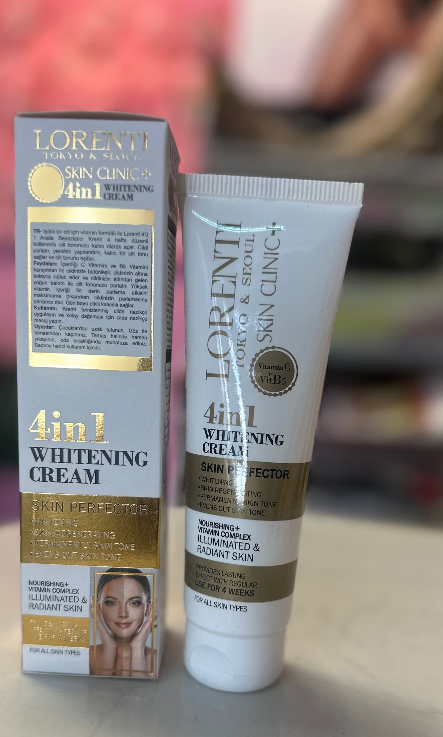 Lorenti 4in1 Whitening Cream 150ml For Face