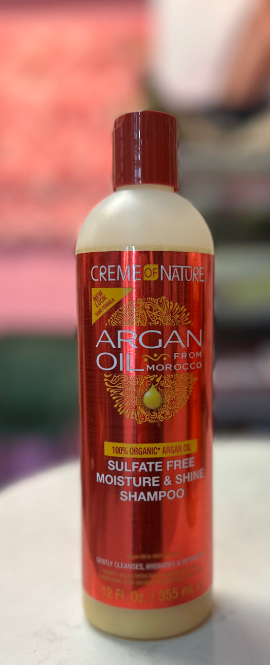 Creme Of Nature Argan Oil Champú Hidratante & Shine
