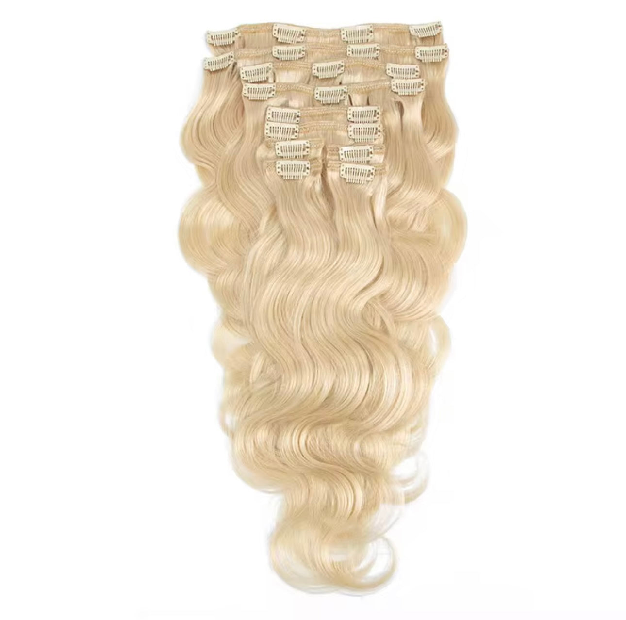 Clips rubio Ondulado