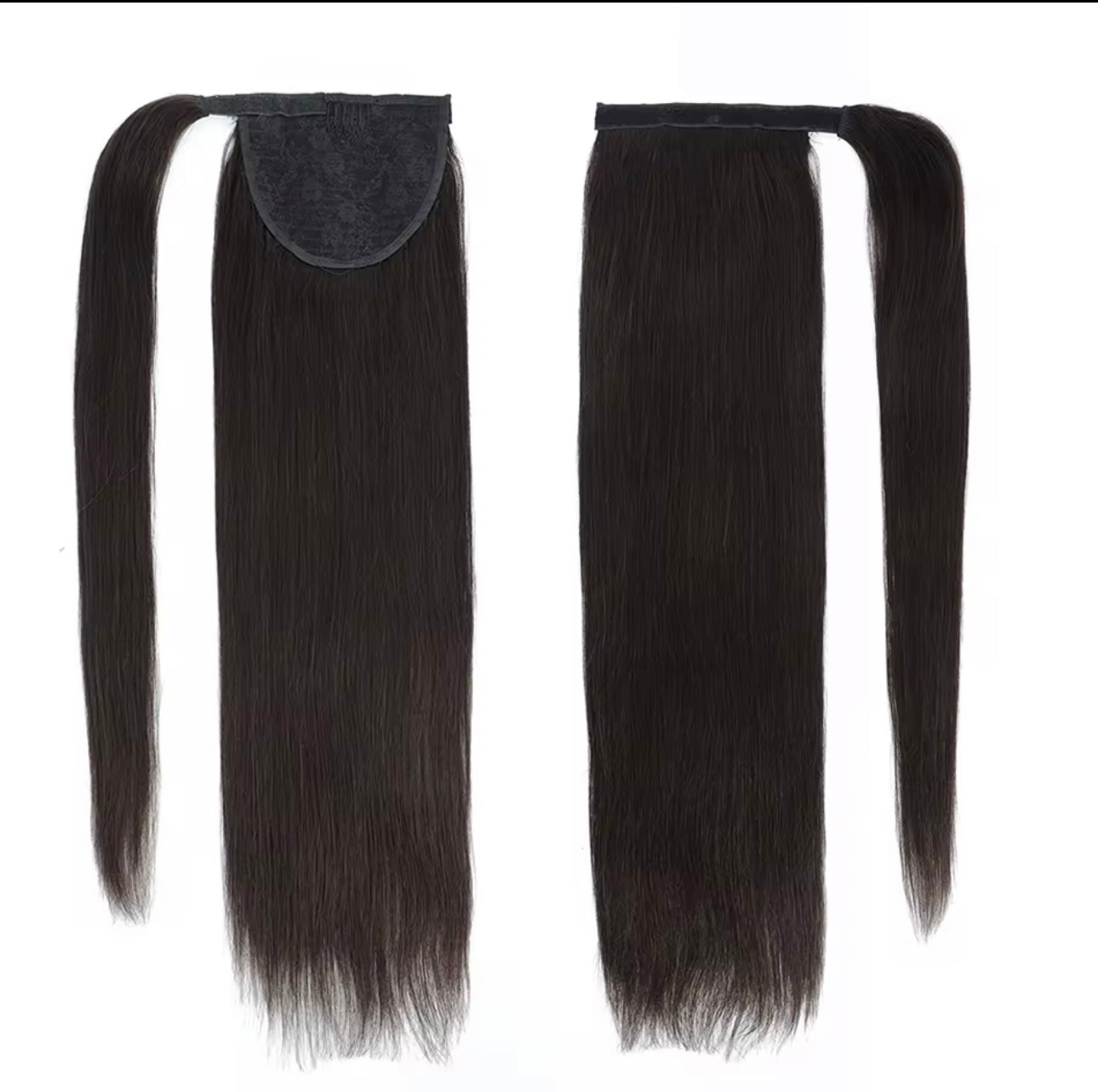 Clip Coleta Liso Negro