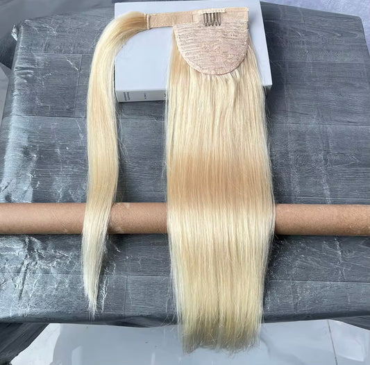 Clip Coleta Rubio Liso