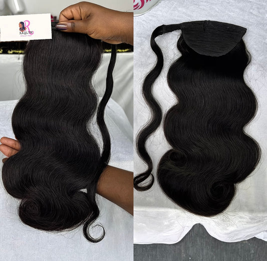 Clip Coleta Ondulado Negro