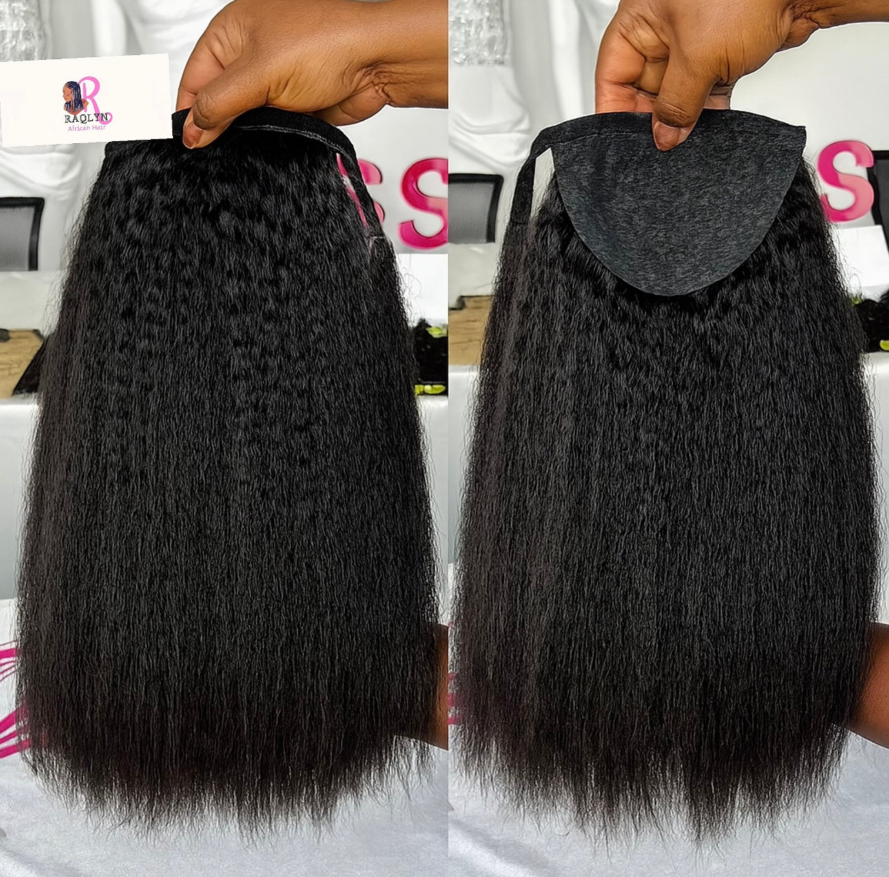 Clip Coleta Afro Kinky