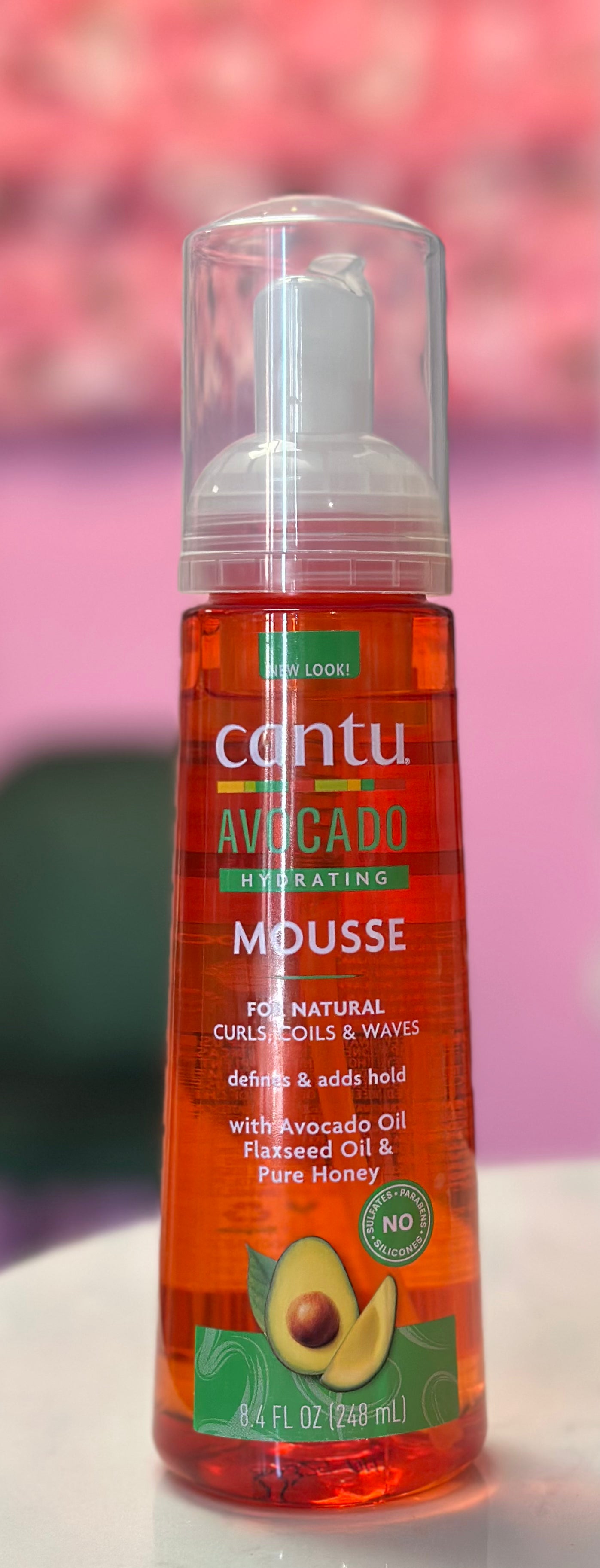 Cantu Espuma Hidratante Aguacate Rizos Cantu Mousse
