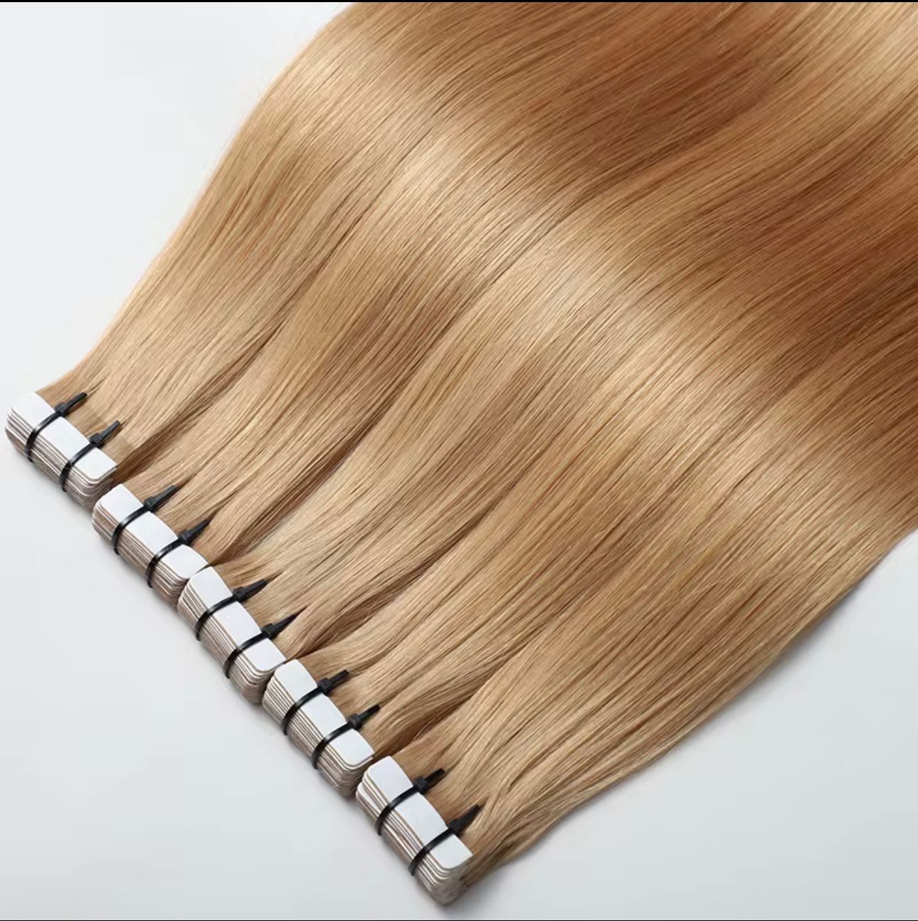 Adhesivos rubio dorado Liso