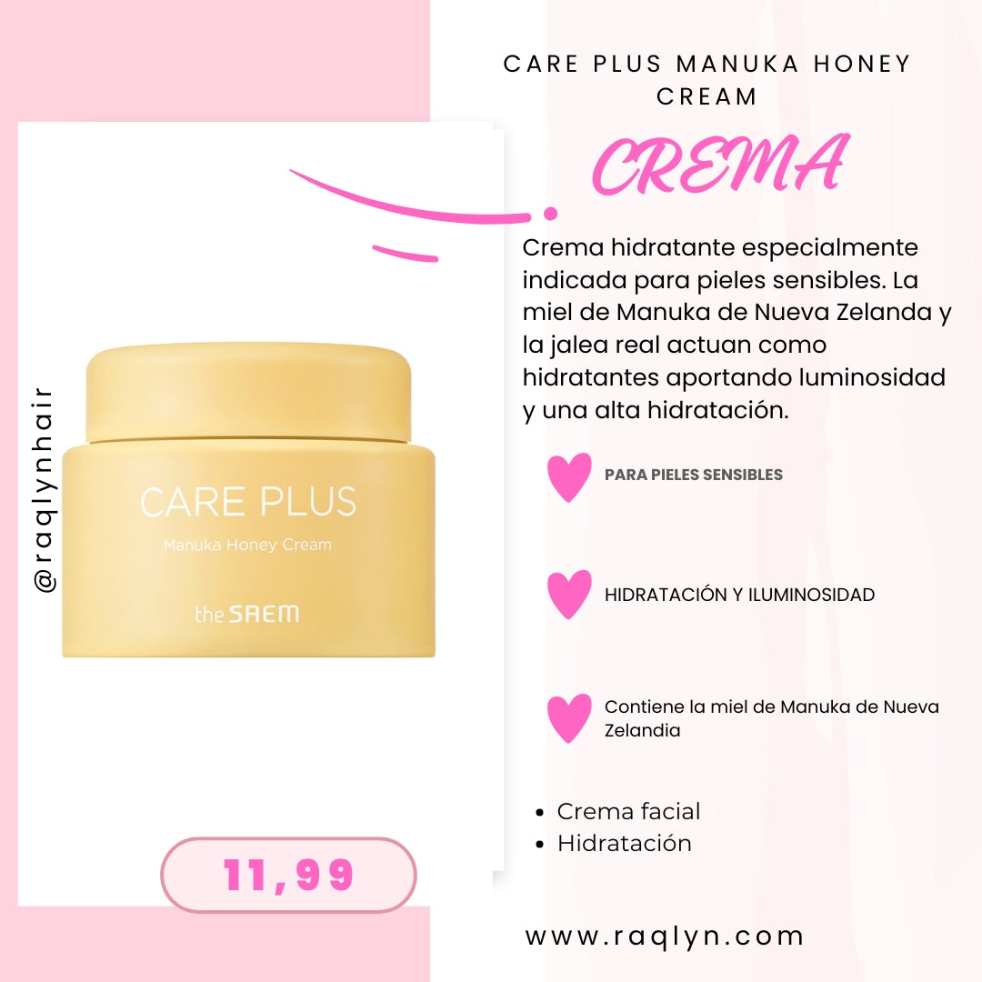 Care Plus Cream - Manuka Honey