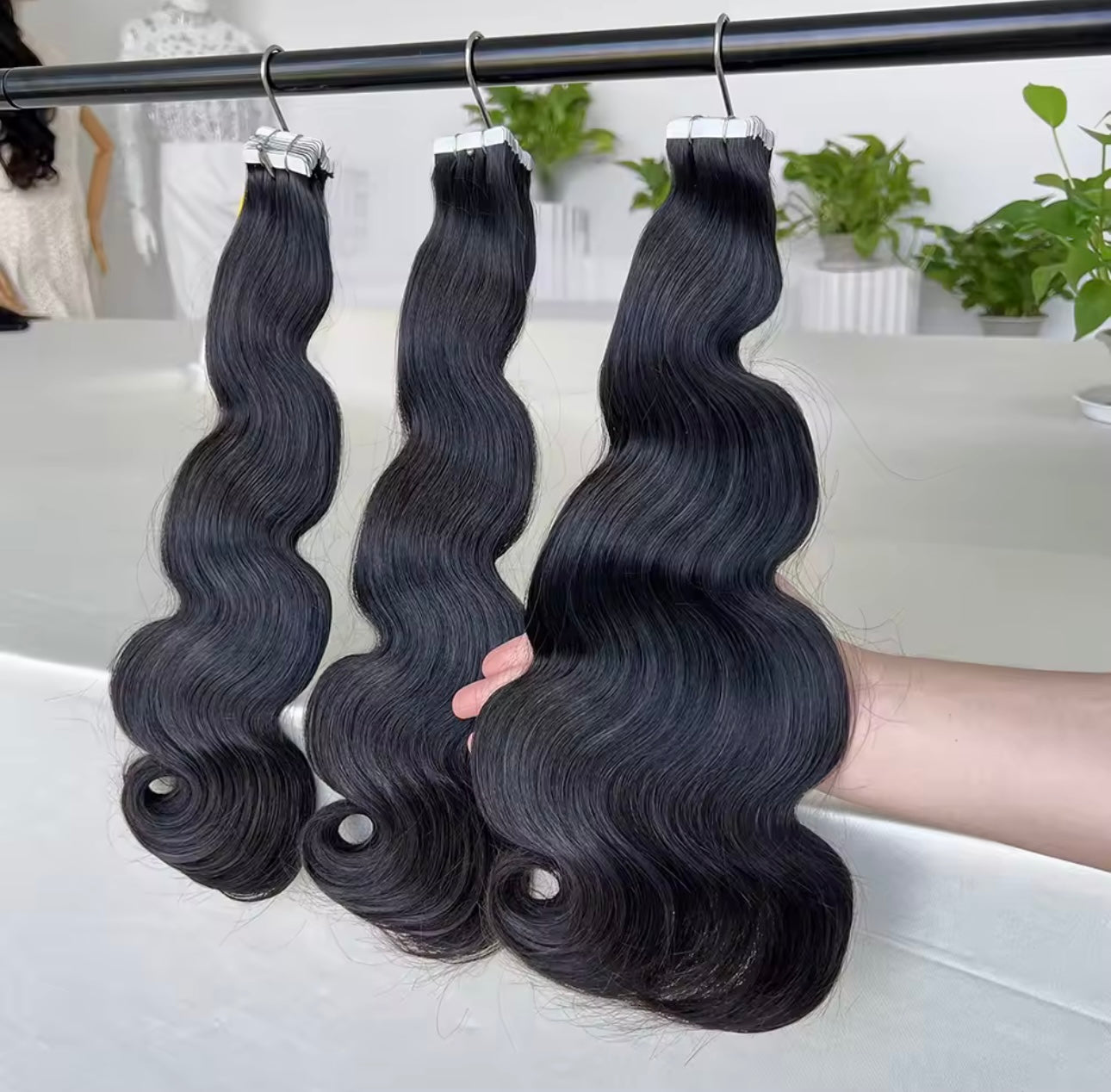 Adhesivos Negro Ondulado